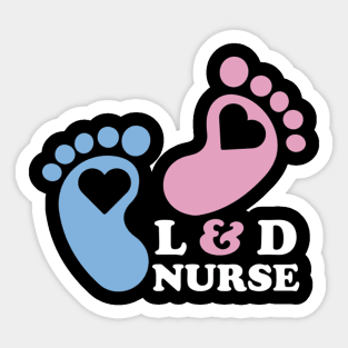 Cute Labor and Delivery Nurse Sticker